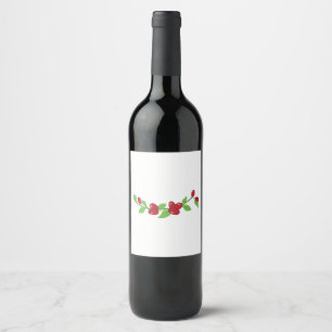 Etiqueta Para Botella De Vino Granos