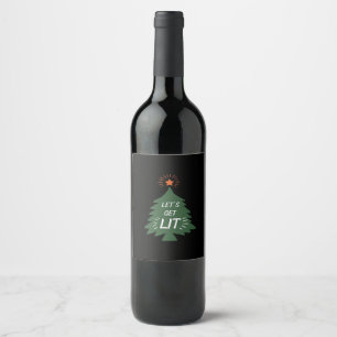Etiqueta Para Botella De Vino Hagamos que el casual creativo sea esencial