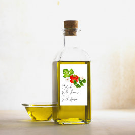 Etiqueta Para Botella De Vino Hagamos una ducha de novias