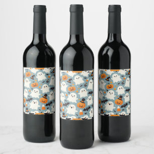 Etiqueta Para Botella De Vino Halloween Party Wine & Sparkling Wine Battle