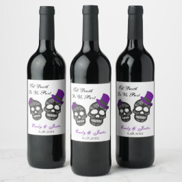 Etiqueta Para Botella De Vino Hasta La Muerte Nos Parecen Bodas Personalizados M
