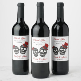 Etiqueta Para Botella De Vino Hasta que la muerte nos haga parte | Favor de la b