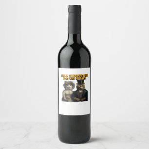 Etiqueta Para Botella De Vino Hasta que la muerte nos separe Clásico
