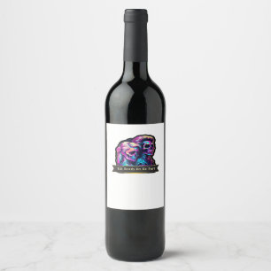 Etiqueta Para Botella De Vino Hasta que la Muerte nos Separe Clásico – Votos Gót