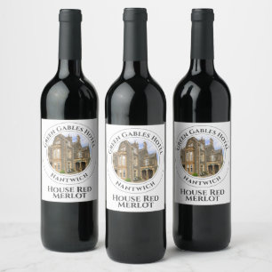 Etiqueta Para Botella De Vino Hotel Branded