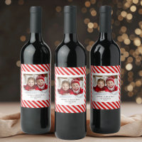 "Huelga roja con foto Feliz Navidad y nombre