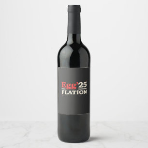 Etiqueta Para Botella De Vino Huevo Flation 25 Funny Easter Economy