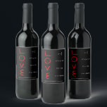 Etiqueta Para Botella De Vino Humor Nervioso| Math and Science Geek Love Graph<br><div class="desc">¡Los nervios también necesitan amor! Un diseño de humor de ecuaciones matemáticas geniales y geek (casi exacto) perfecto para cualquier geek científico. La moderna tipografía con letras de pincel con letras a mano, que incluye un guión informal con letras a mano, es una excelente manera de divertirse en salsa perfecta...</div>