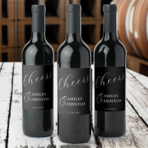 Impresión de elegante y elegante boda