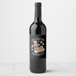 Etiqueta Para Botella De Vino ¿Intentó Ichar A Navidades De Enfermeras De La Esc