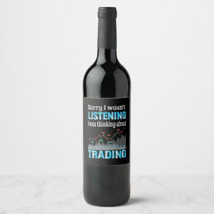 Etiqueta Para Botella De Vino Inversor que estaba pensando en el comercio
