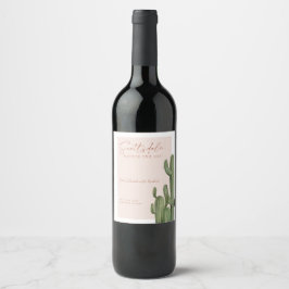 Etiqueta Para Botella De Vino Invitación de fin de semana de soltera en Scottsda
