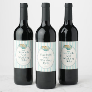 Etiqueta Para Botella De Vino Itinerario de solteros y campanas de boda