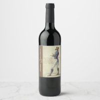 Jane Austen Mr Darcy Etiqueta Personalizada de Vin