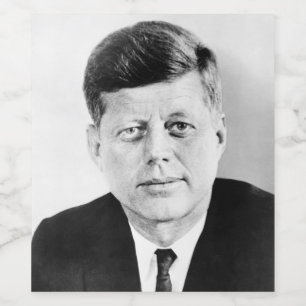 Etiqueta Para Botella De Vino John Jack Kennedy Casa Blanca Presidencial de EE.