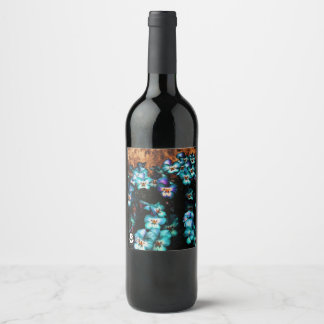 Etiqueta Para Botella De Vino ʟ ᴏ ᴡᴏ ᴡ | Pansy ~ Blueberry