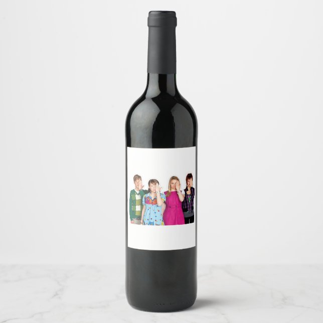 Etiqueta Para Botella De Vino La casa de Anubis  (Anverso)