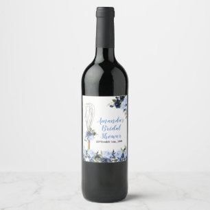Etiqueta Para Botella De Vino Las flores de la marina pronto serán sacudidas