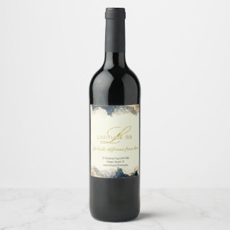 Etiqueta Para Botella De Vino Latitude 33 Realty