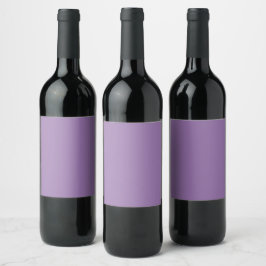 Etiqueta Para Botella De Vino Lavanda