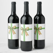 Lazo de regalo elegante: diseño moderno de Navidad