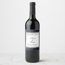 Leslie Scottish Boda Wine Label