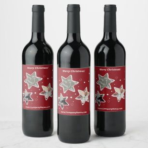 Etiqueta Para Botella De Vino Life Coach Stars Personalizados Images Feliz Navid