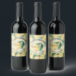 Etiqueta Para Botella De Vino Limones Verdor Hecho a Mano<br><div class="desc">Elegantes limones y vegetación en acuarela sobre un fondo amarillo limón pálido, estas etiquetas son perfectas para adjuntar a tus propias botellas para regalar o para servir a los invitados. "HECHO A MANO" y "ESPECIALMENTE PARA TI" en la parte delantera con tu nombre en la parte inferior O usa cualquier...</div>