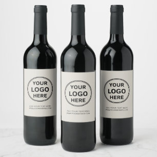 Etiqueta Para Botella De Vino Logotipo personalizado promocional empresarial cor
