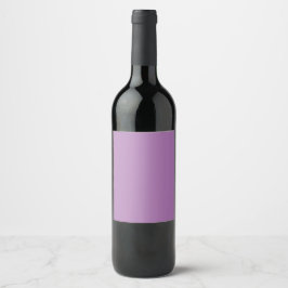 Etiqueta Para Botella De Vino London Hue, Opera Mauve, Pale Purple,