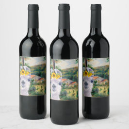 Etiqueta Para Botella De Vino Los alrededores del Renoir de Briey y la Fancy Lla