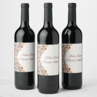 Lujo Caprichoso Estilo Floral Marfil Boda Frontera