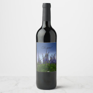 Etiqueta Para Botella De Vino Lupinos