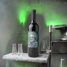 Etiqueta Para Botella De Vino Mad Scientist