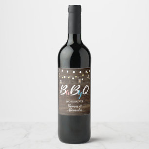 Etiqueta Para Botella De Vino Madera de la etiqueta de la botella de vino del