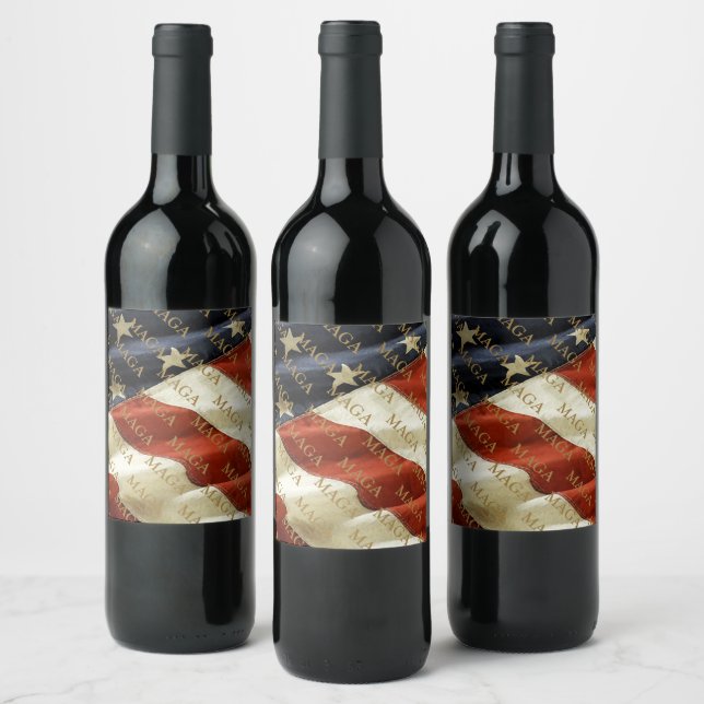 ETIQUETA PARA BOTELLA DE VINO MAGA (Botellas)