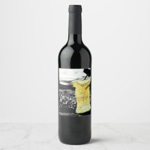 Etiqueta Para Botella De Vino manzana vieja