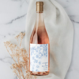 Etiqueta Para Botella De Vino Mapa del puerto de Boothbay en Southport Boda de l