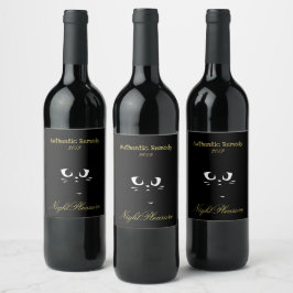 Etiqueta Para Botella De Vino Marca privada nocturna