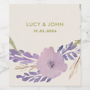 Etiqueta Para Botella De Vino Marcas de marihuana de flor vintage Marcas Favor L