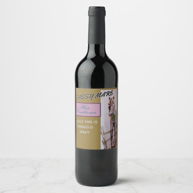 Etiqueta Para Botella De Vino mare suave (Anverso)