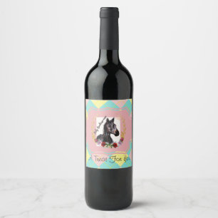 Etiqueta Para Botella De Vino margyle baby racehorse mare
