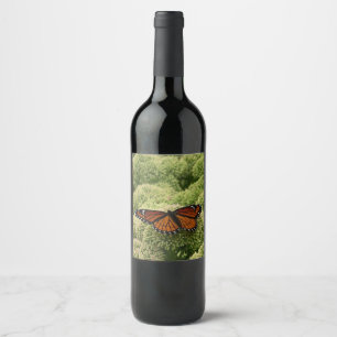 Etiqueta Para Botella De Vino Mariposa Virrey Fotografía De Naturaleza Hermosa