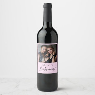 Etiqueta Para Botella De Vino Minimalista propuesta de la maquina de fotografía