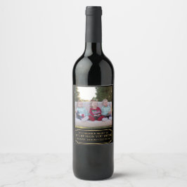 Etiqueta Para Botella De Vino Mis hijos podrían ser la etiqueta de la foto de la