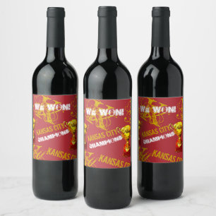 ETIQUETA PARA BOTELLA DE VINO MISSOURI