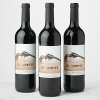 Mockup Six Shooter Personalizado Wine Labs