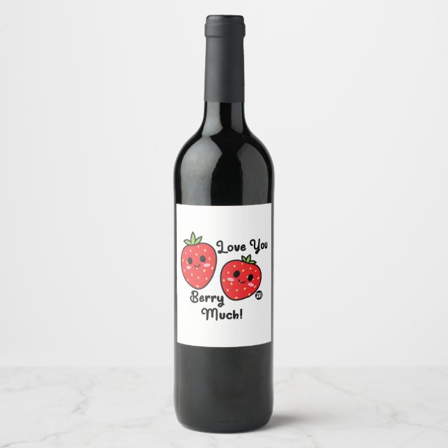 Etiqueta Para Botella De Vino mucho (Anverso)