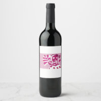 Mujer de pan de jengibre rosa