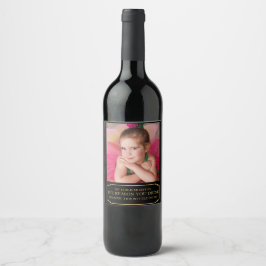 Etiqueta Para Botella De Vino My Child Might Be The Reason You Drink Photo Label